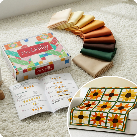 Sunny Blooms Quilt Kit
