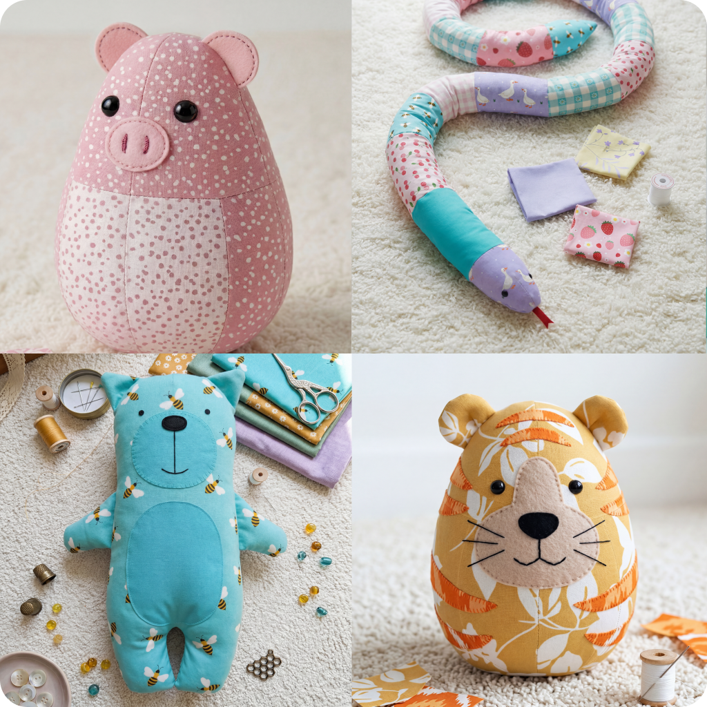 14 Downloadable Beginner Plushie Patterns