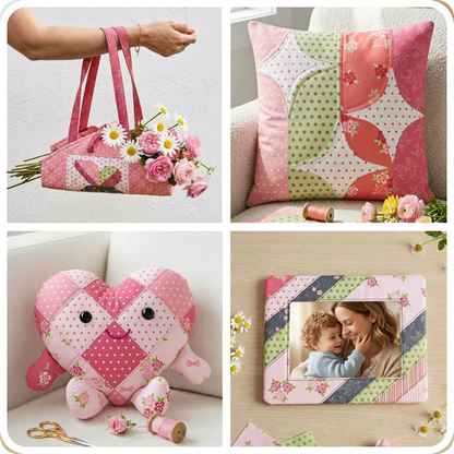 14 Downloadable PDF Mothers Day Quilt Patterns