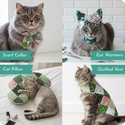 14 Downloadable PDF Purrfect Cat Patterns