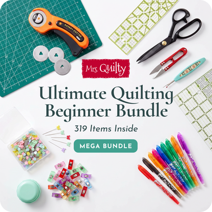 Ultimate Beginner Quilting Kit - 319 Pieces