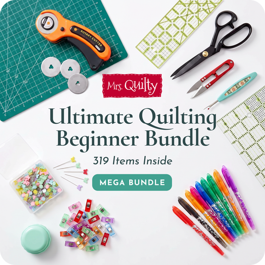 Ultimate Beginner Quilting Kit - 319 Pieces