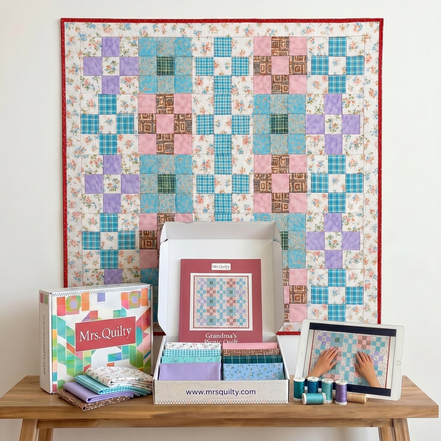 Grandmas Picnic Quilt Kit