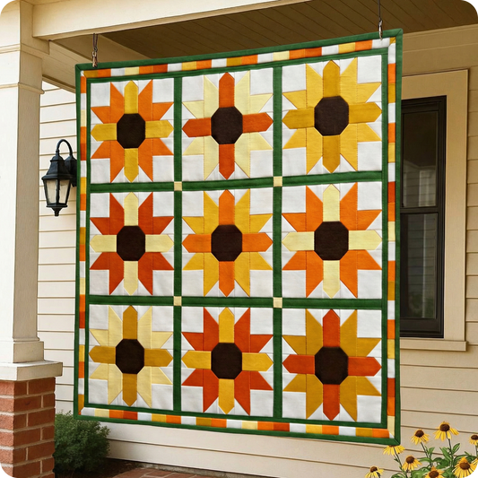 Sunny Blooms Quilt Kit