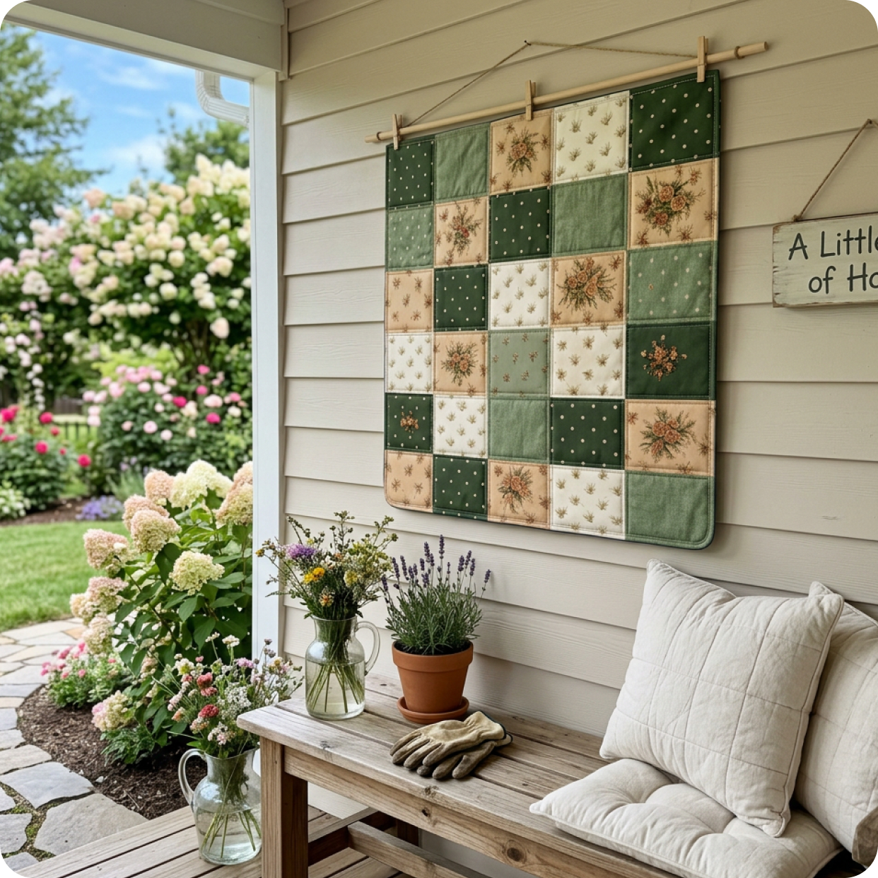 Vintage Garden Quilt Kit