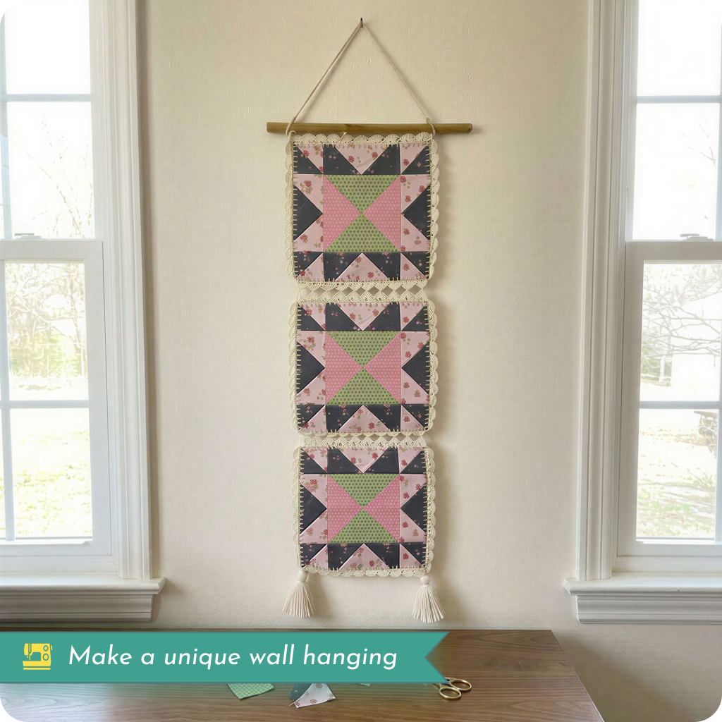 8 Downloadable PDF Quilt x Crochet Fusion Patterns
