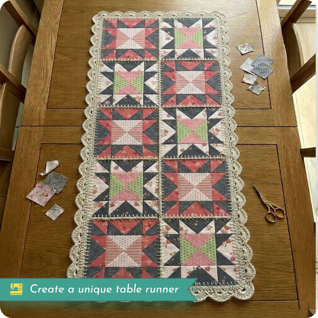 8 Downloadable PDF Quilt x Crochet Fusion Patterns