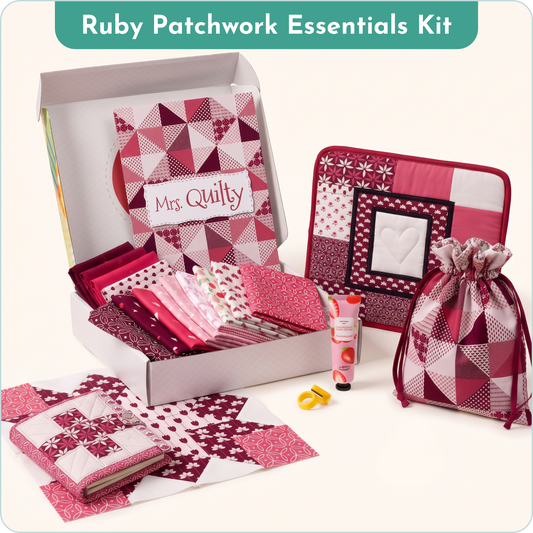 Ruby Patchwork Essentials Quilt Kit