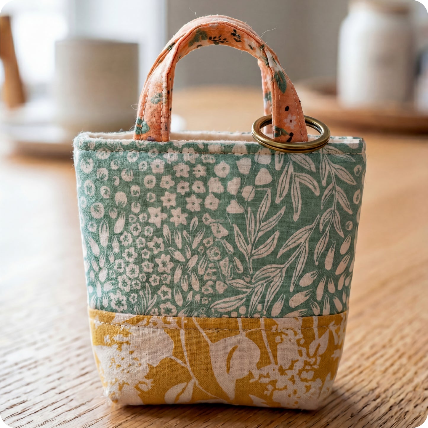 Tiny Tote Keychain Digital PDF Pattern