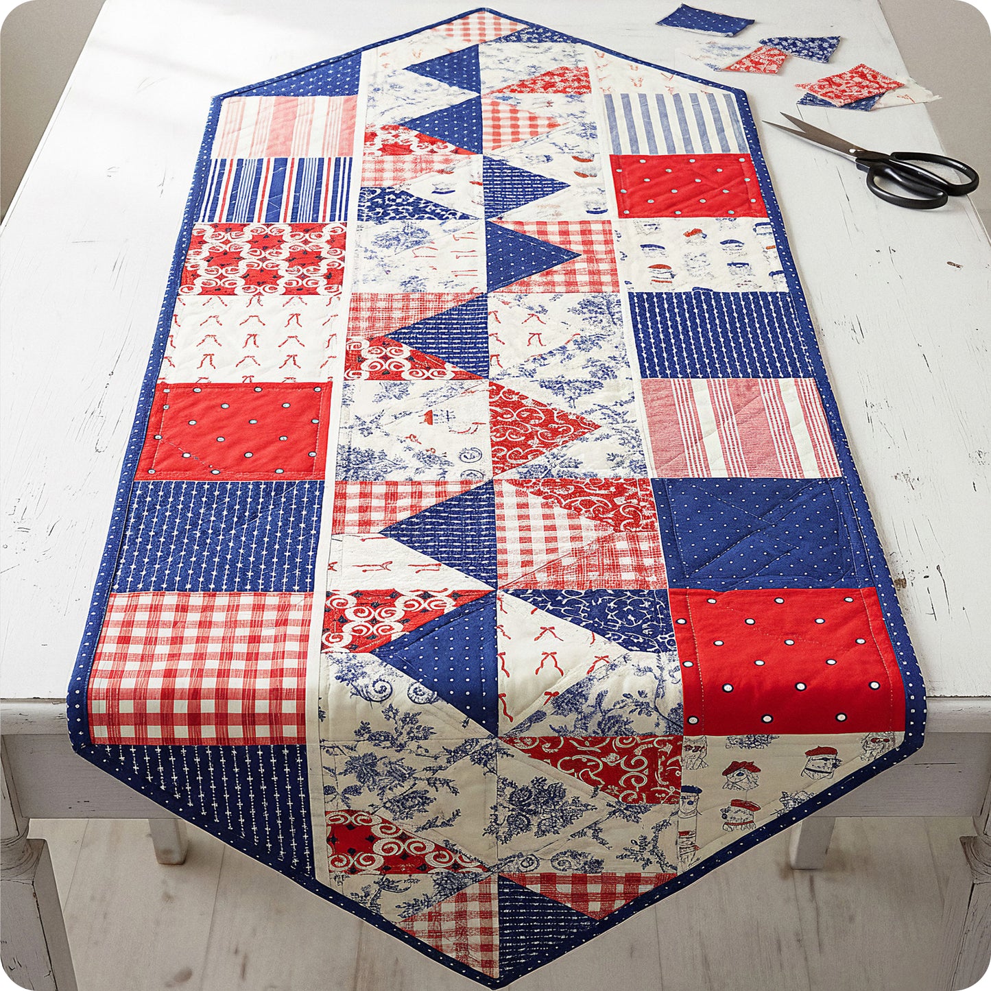 Patchwork Table Runner Digital PDF Pattern