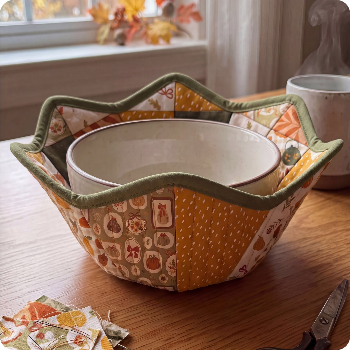 Patchwork Bowl Cozy Digital PDF Pattern