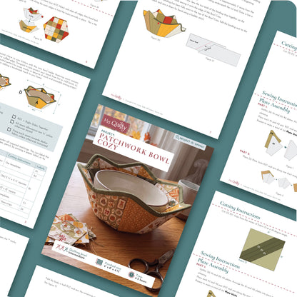 Patchwork Bowl Cozy Digital PDF Pattern