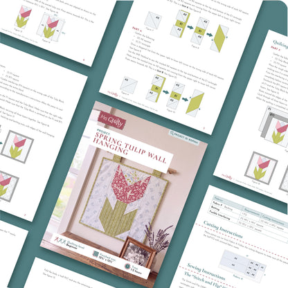 Spring Tulip Wall Hanging Digital PDF Pattern