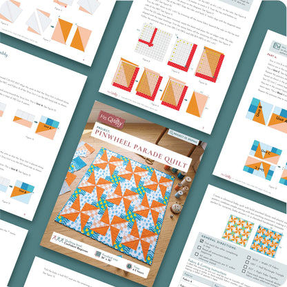 Pinwheel Parade Quilt Digital PDF Pattern