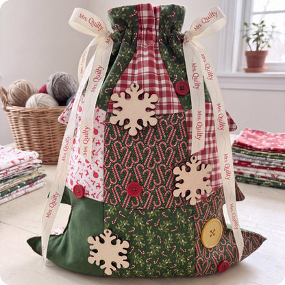 Patchwork Tree Gift Bag Digital PDF Pattern