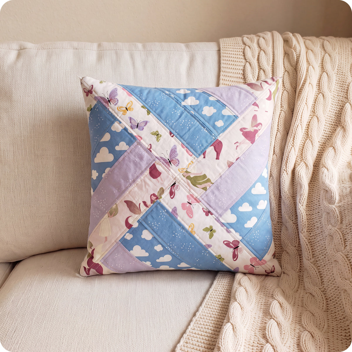 Woven Paths Pillow Cover Digital PDF Pattern