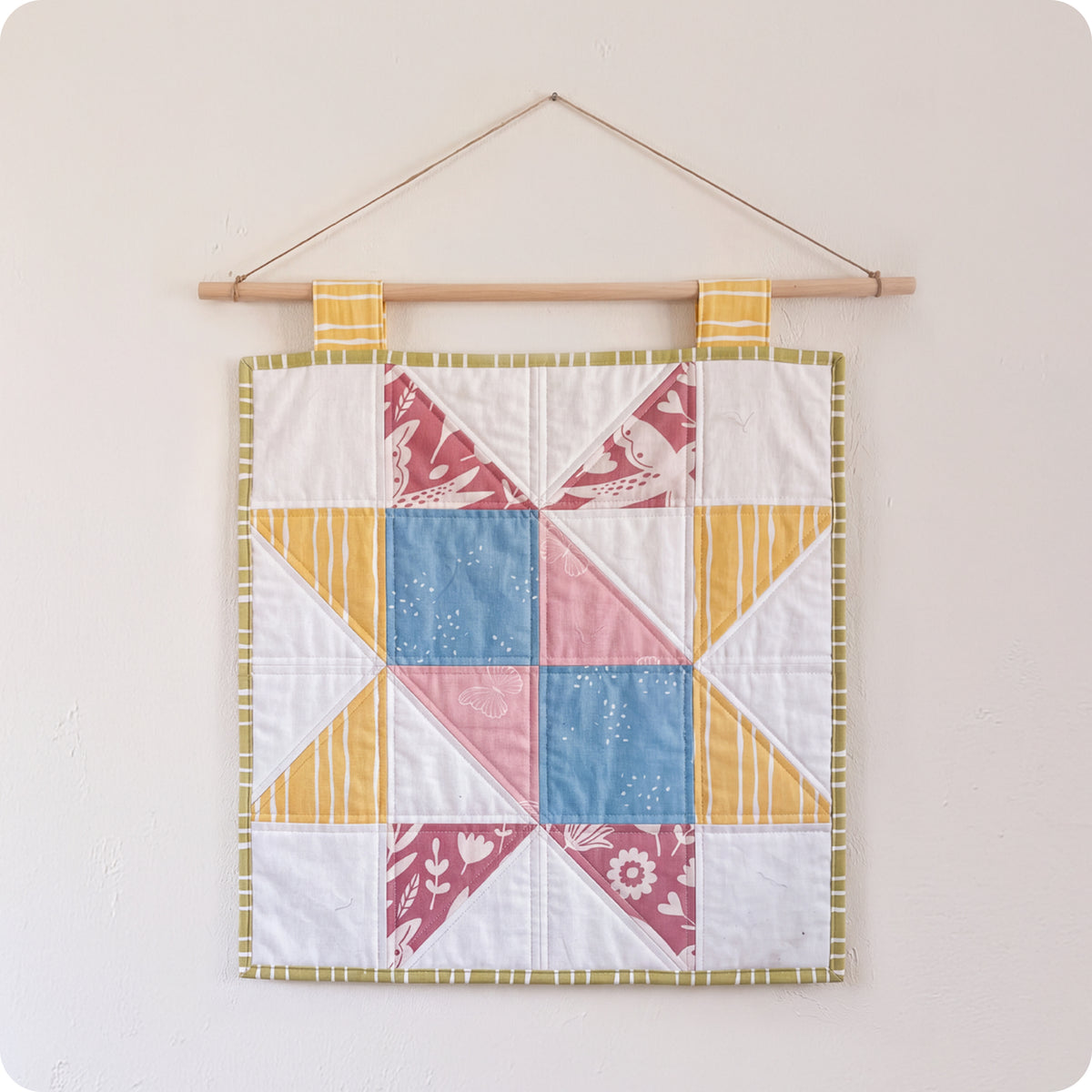 Garden Star Wall Hanging Digital PDF Pattern
