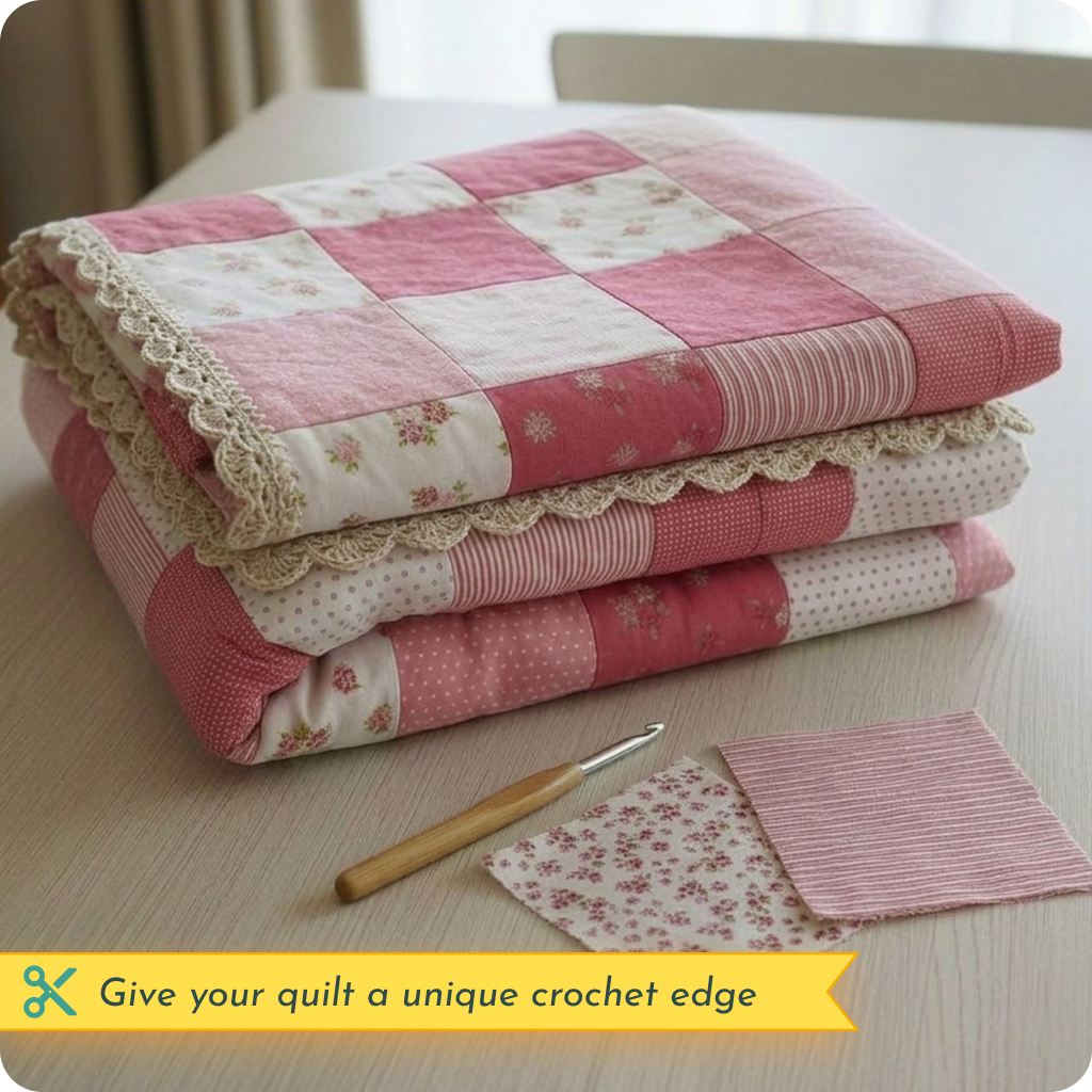 8 Downloadable PDF Quilt x Crochet Fusion Patterns