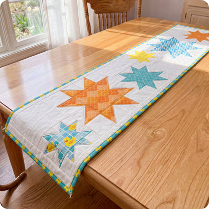 Starlight Trail Table Runner Digital PDF Pattern