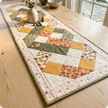 Harvest Harmony Table Runner Digital PDF Pattern