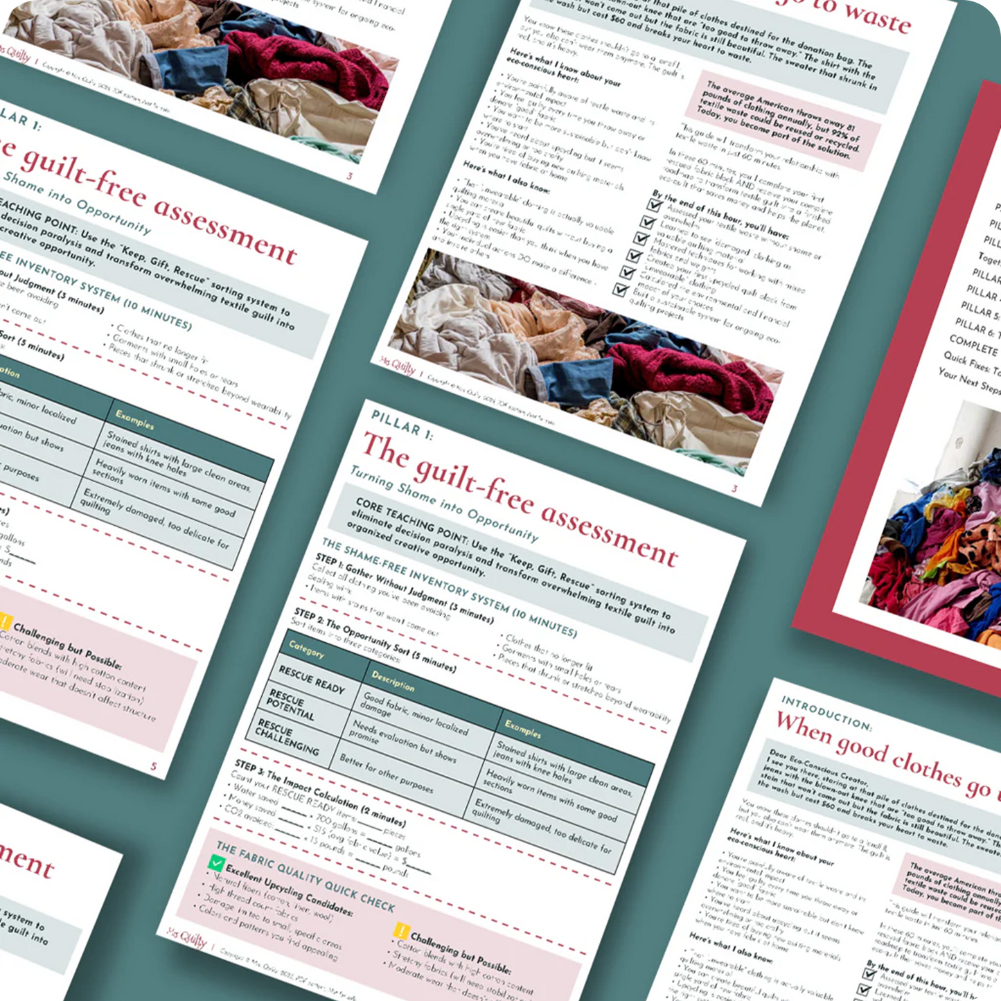 The Upcycling Quilt Guide Downloadable PDF E-book