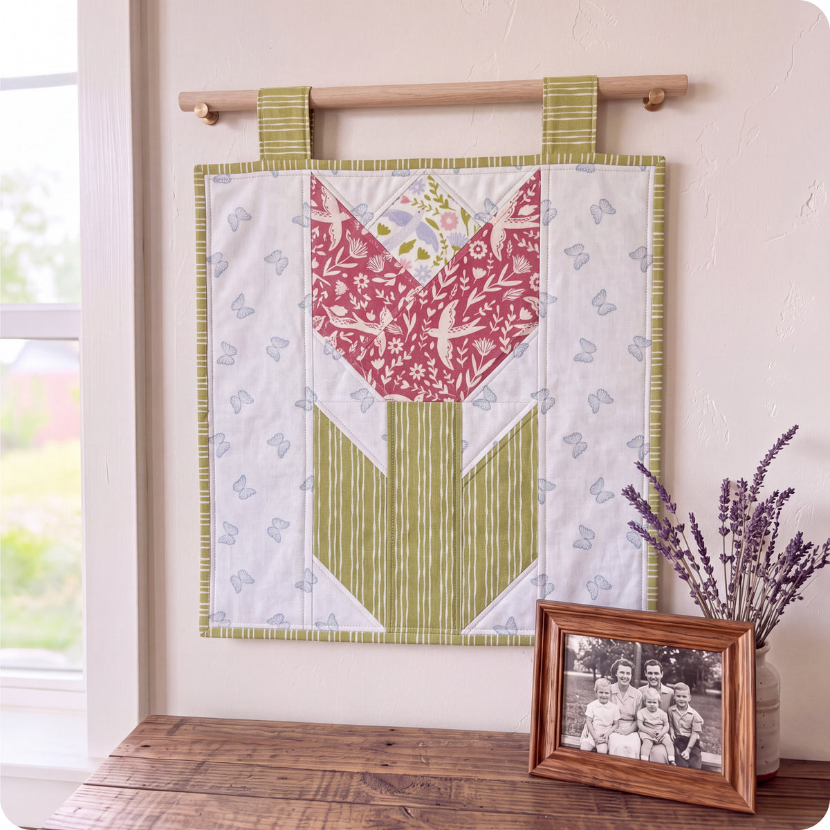 Spring Tulip Wall Hanging Digital PDF Pattern