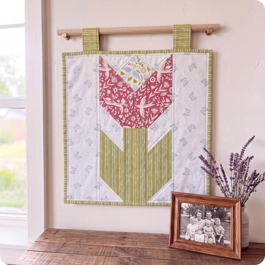 Spring Tulip Wall Hanging Digital PDF Pattern