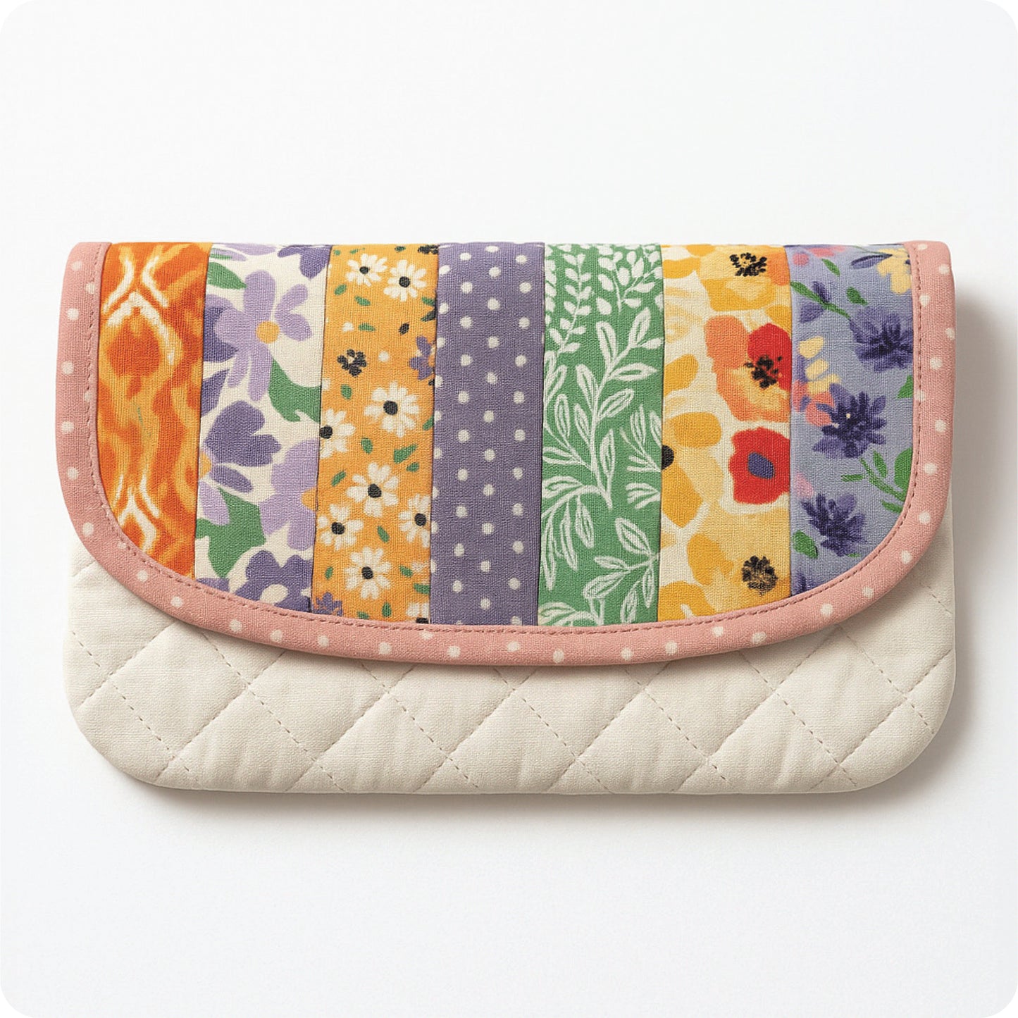 Patchwork Glasses Case Digital PDF Pattern