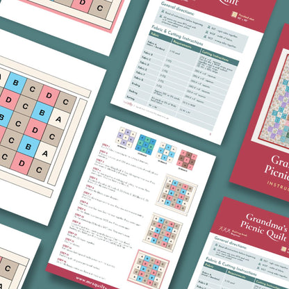 Grandmas Picnic Quilt Kit
