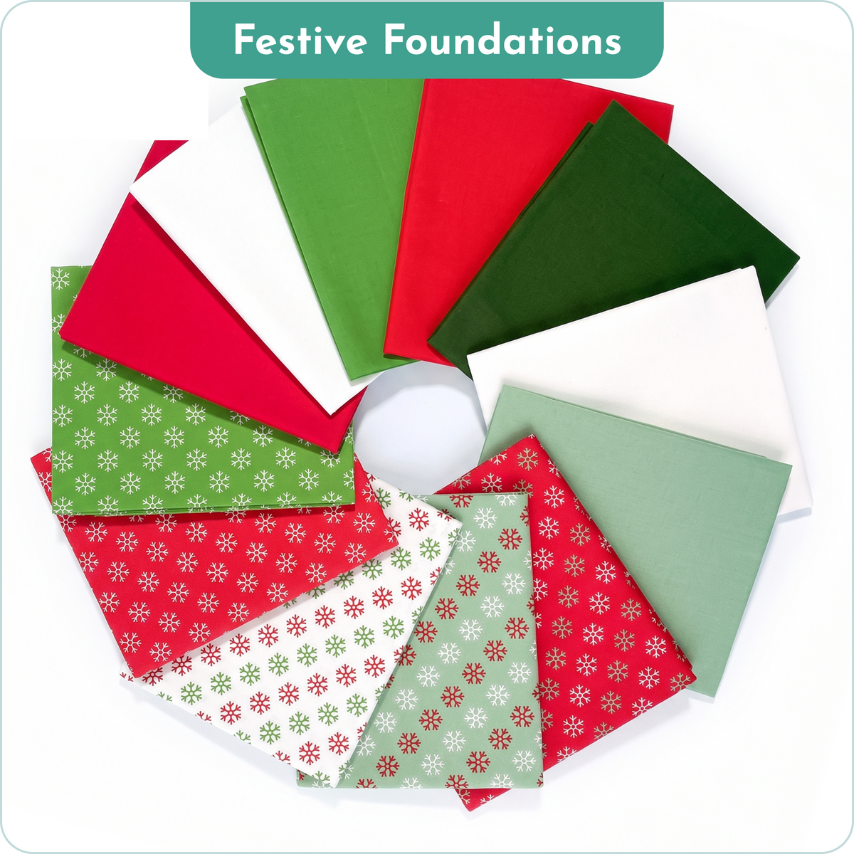 The Fabric Stash Builder - Christmas Mega Fabric Bundle