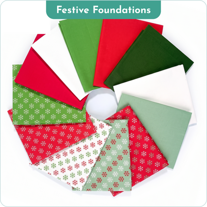 The Fabric Stash Builder - Christmas Mega Fabric Bundle