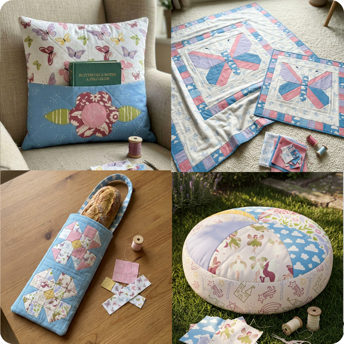 14 Downloadable PDF Summer Bundle Patterns (sent via email)