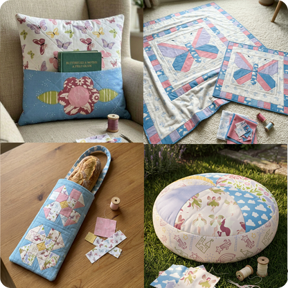 14 Downloadable PDF Summer Bundle Patterns (sent via email)