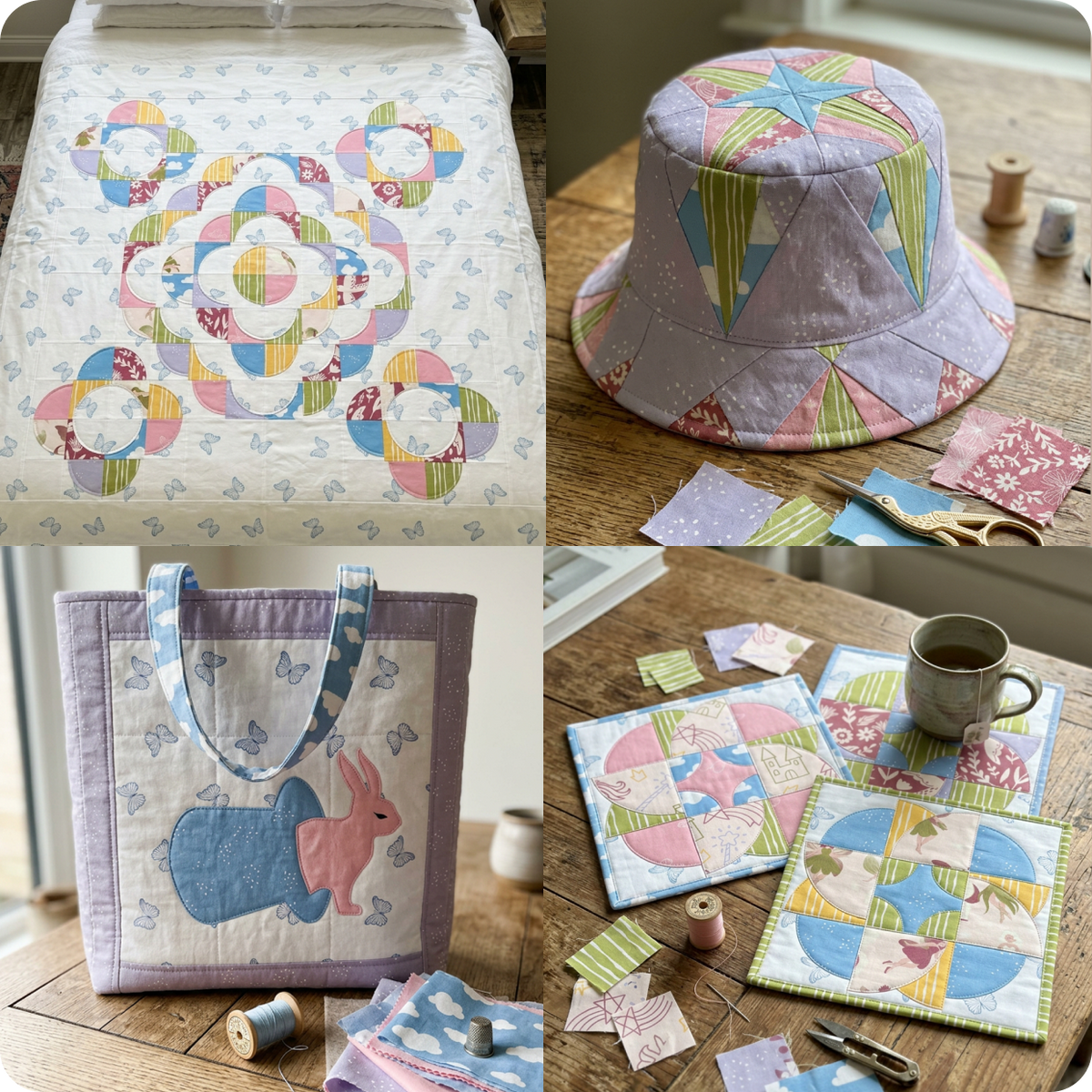 14 Downloadable PDF Summer Bundle Patterns (sent via email)