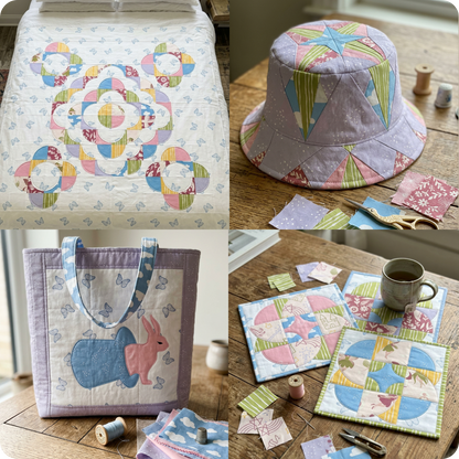 14 Downloadable PDF Summer Bundle Patterns (sent via email)