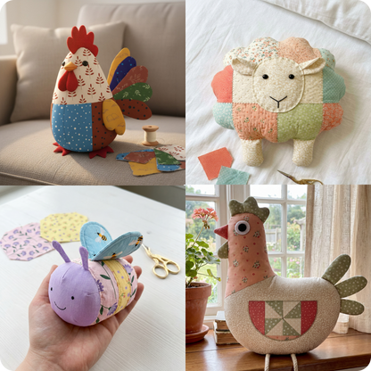 14 Downloadable Beginner Plushie Patterns