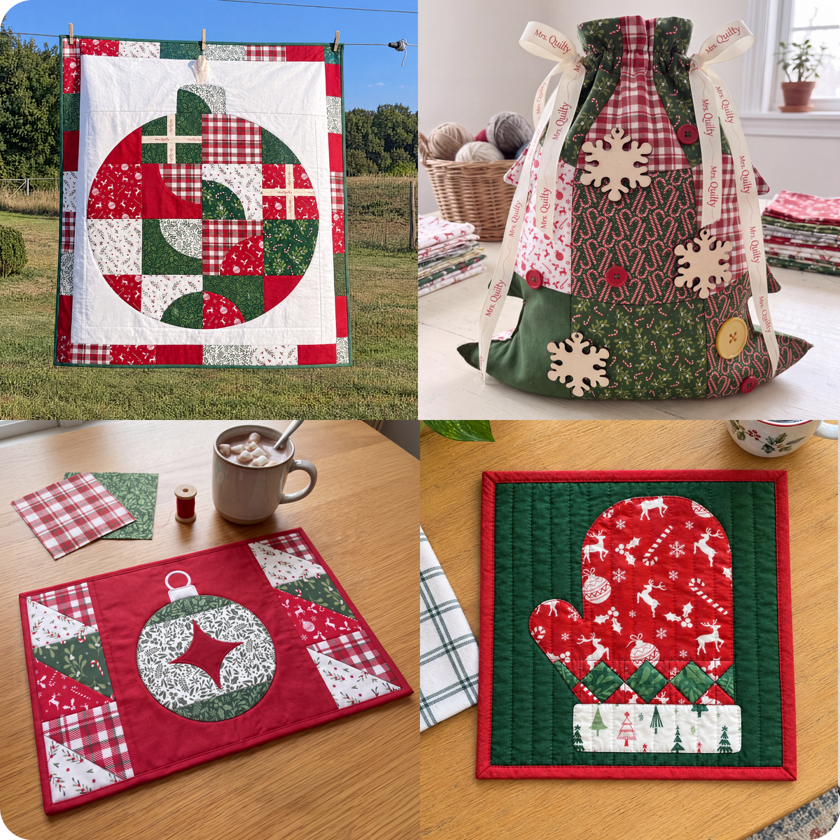 14 Downloadable PDF Christmas Pattern Bundle