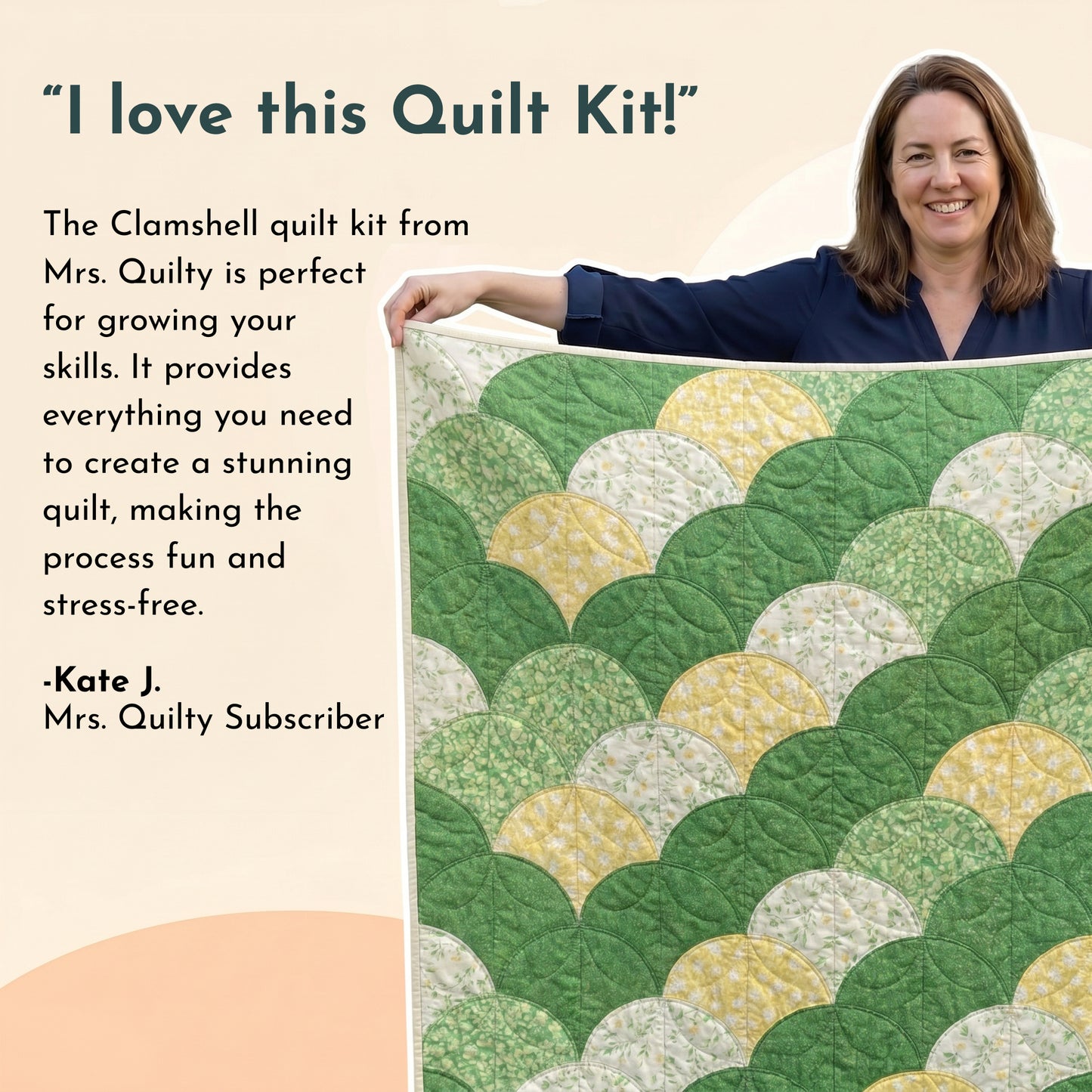 Clamshell Quilt Kit