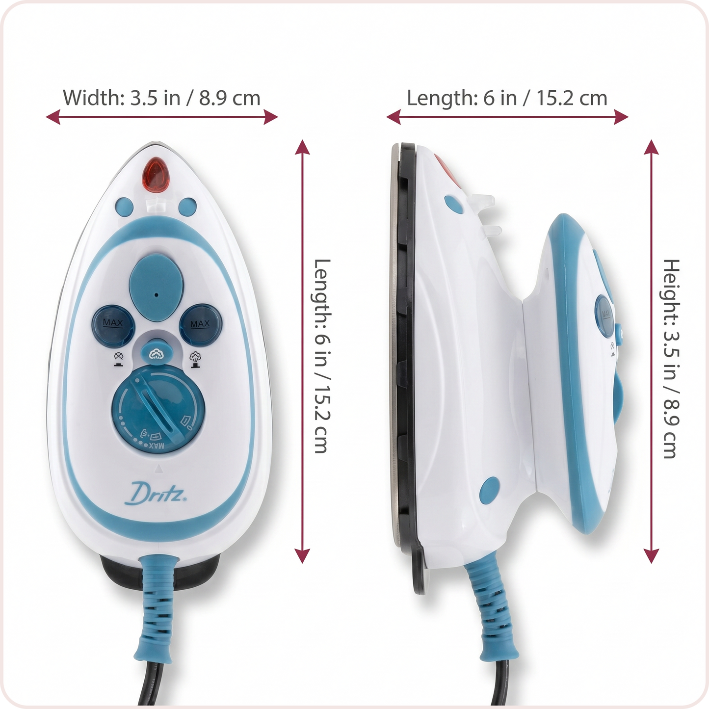 Dritz Mighty Iron - Perfect mini iron for patchwork & pressing seams