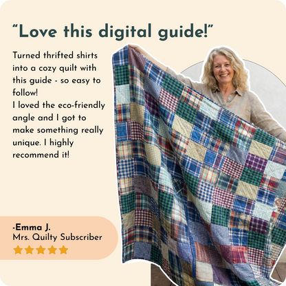 The Upcycling Quilt Guide Downloadable PDF E-book