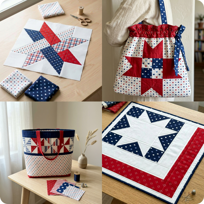 8 Downloadable PDF 4th of July Bundle Patterns