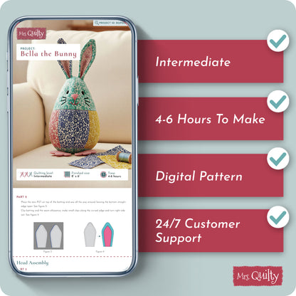 Bella the Bunny Digital PDF Pattern