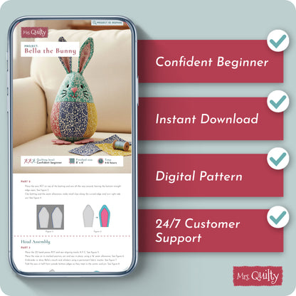 Bella the Bunny Digital PDF Pattern