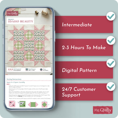 Idaho Beauty Digital PDF Pattern