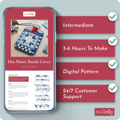Hot Water Bottle Digital PDF Pattern