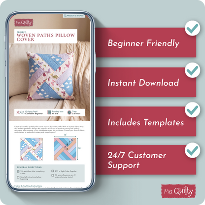 15 Downloadable PDF Beginner Quilt Patterns
