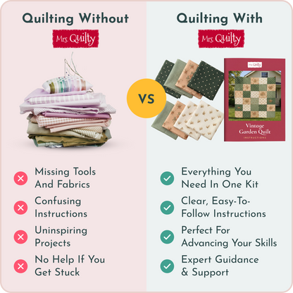 Vintage Garden Quilt Kit