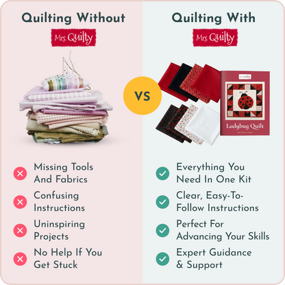 Ladybug Quilt Kit