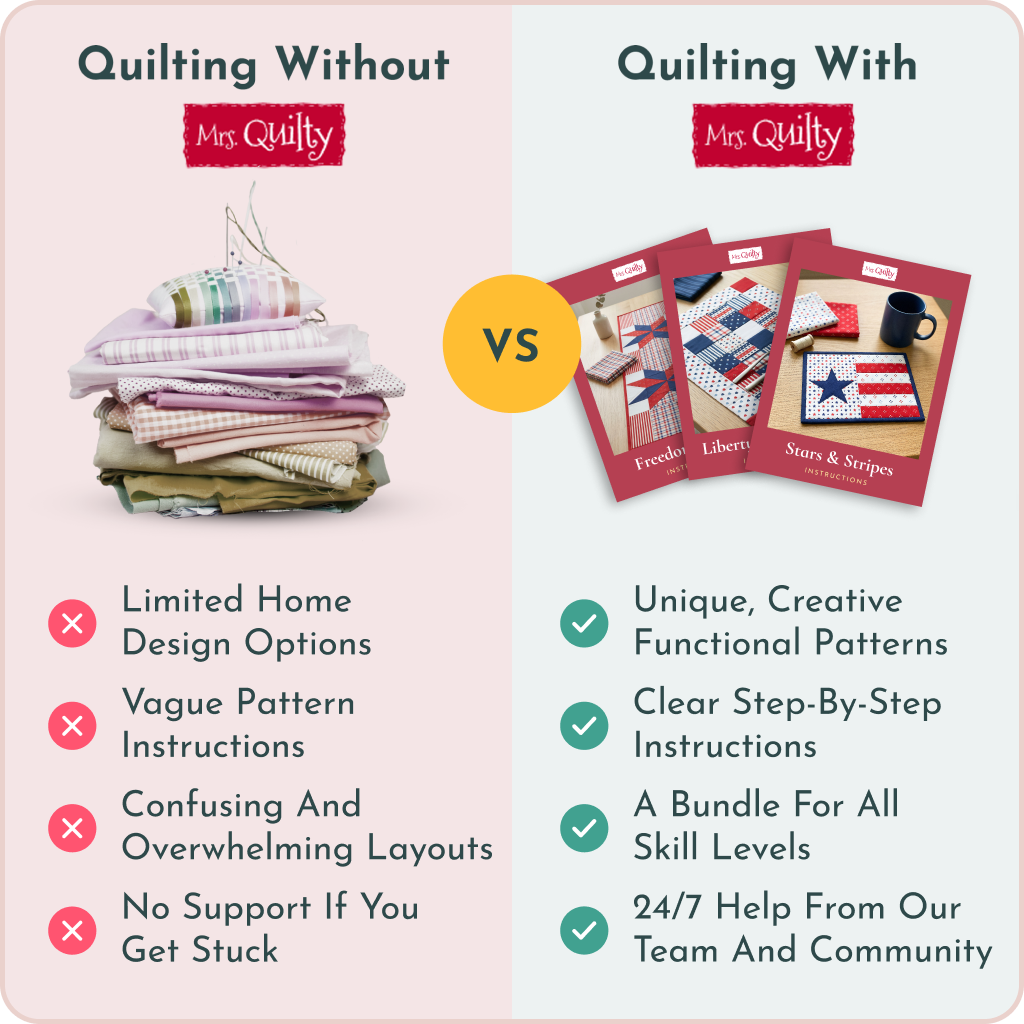 8 Downloadable PDF 4th of July Bundle Patterns