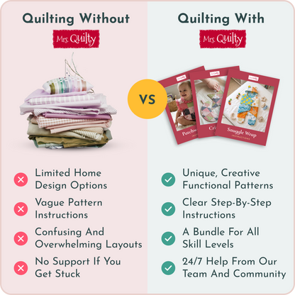 14 Downloadable PDF Baby Quilt Patterns Bundle | Toys, Sleeping Bags, Organizers and more